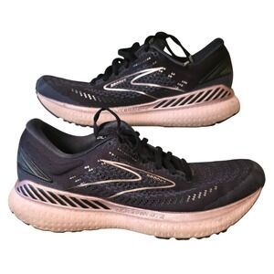Brooks Glycerin GTS 19 Women's Wide D Running Shoes Navy Pink Size 10